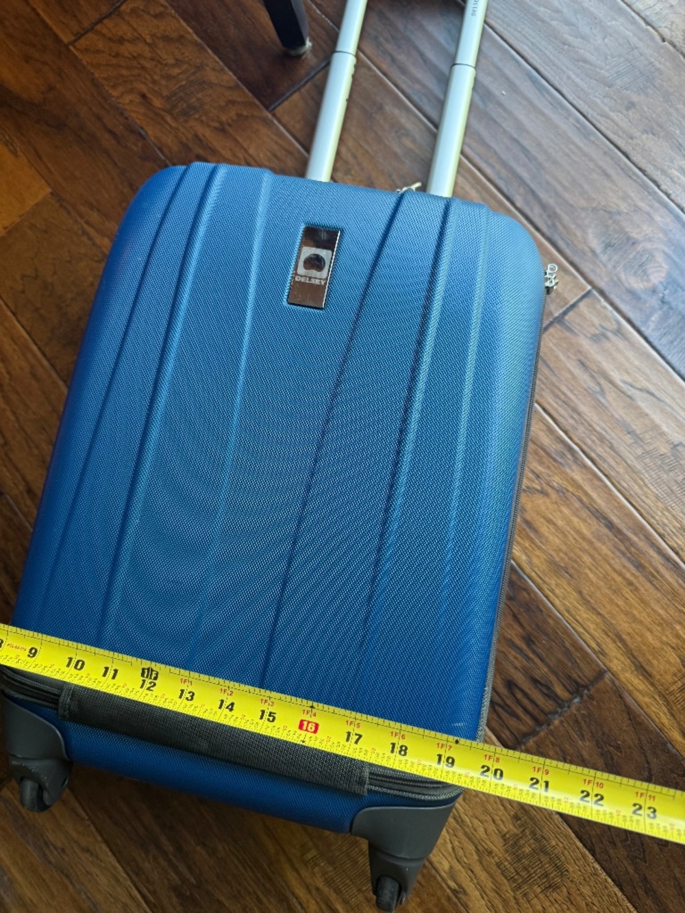 Delsey Hard Side Wheeled Carry-on Luggage Royal Blue